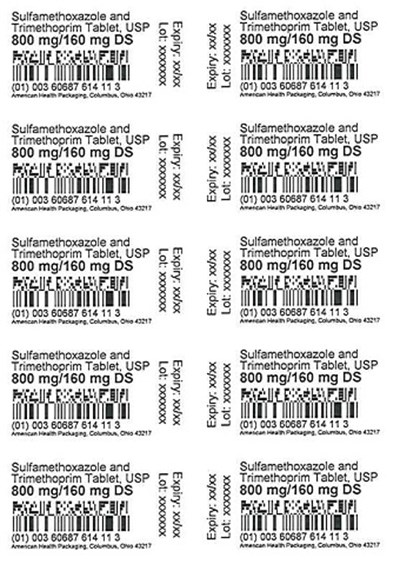800 mg/160 mg Sulfamethoxazole And Trimethoprim Tablet Blister (800 mg 160 mg Blister)